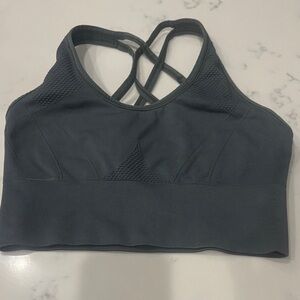 Z By Zella Charcoal Sports Bra